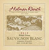 Holman Ranch Vineyard Sauvignon Blanc 2012