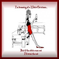 Christmas Wine Cartoon - Wine Blog - Bacchus and Beery