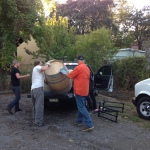 Loading Pinot Barrels with Kurt Beitler