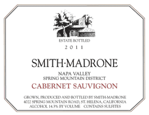 Smith-Madrone Cabernet Sauvignon 2011